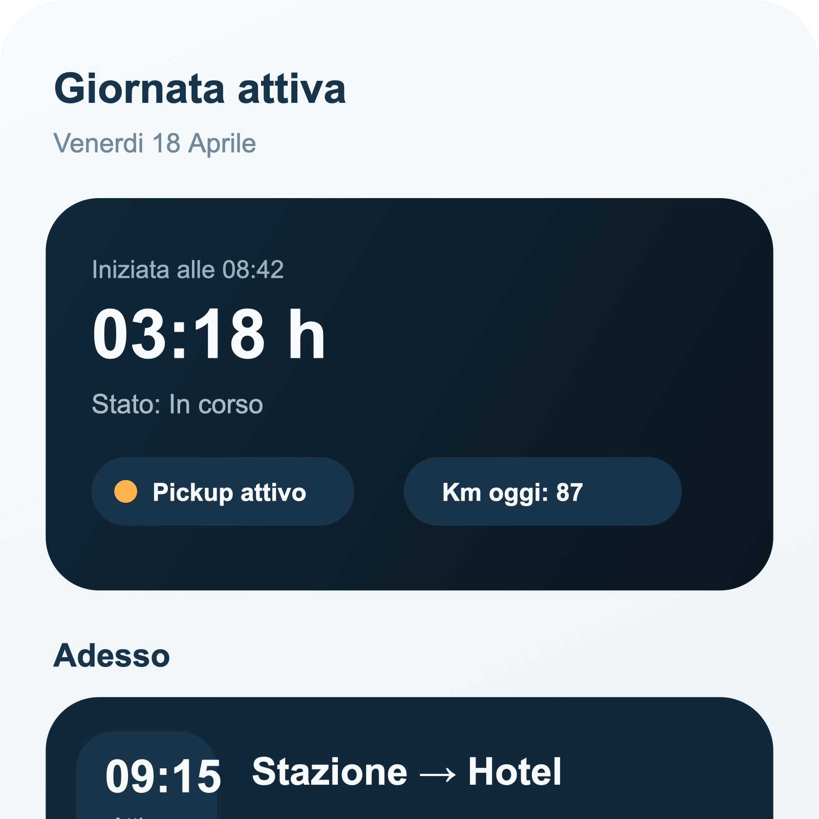 Runner active day preview